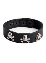Кожаный браслет  Веселый Роджер - Sitabella купить с доставкой