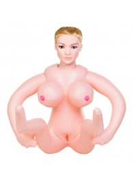 Надувная секс-кукла с реалистичной головой и поднятыми ножками - ToyFa - в Волгограде купить с доставкой