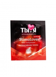 Разогревающий гель-лубрикант Stimulove Strong в одноразовой упаковке - 4 гр. - Биоритм - купить с доставкой в Волгограде