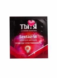 Возбуждающий крем для женщин Sextaz-W в одноразовой упаковке - 1,5 гр. - Биоритм - купить с доставкой в Волгограде