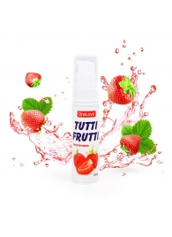 Гель-смазка Tutti-frutti с земляничным вкусом - 30 гр. - Биоритм - купить с доставкой в Волгограде