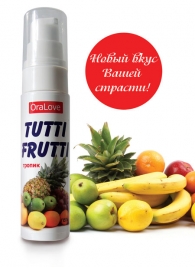 Гель-смазка Tutti-frutti со вкусом тропических фруктов - 30 гр. - Биоритм - купить с доставкой в Волгограде
