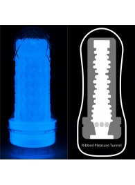 Светящийся в темноте мастурбатор Lumino Play Masturbator Ribbed - Lovetoy - в Волгограде купить с доставкой
