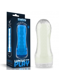 Светящийся в темноте мастурбатор Lumino Play Masturbator Ribbed - Lovetoy - в Волгограде купить с доставкой