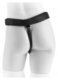 Страпон с телесной насадкой 7  Uncut with Strap on Harness - 18 см. - Pipedream - купить с доставкой в Волгограде
