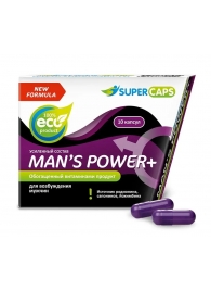 Возбуждающее средство для мужчин Mans Power plus - 10 капсул (0,35 гр.) +1 в подарок - SuperCaps - купить с доставкой в Волгограде