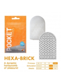 Карманный мастурбатор HEXA-BRICK - Tenga - в Волгограде купить с доставкой