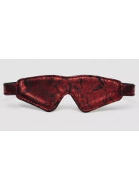 Двусторонняя красно-черная маска на глаза Reversible Faux Leather Blindfold - Fifty Shades of Grey - купить с доставкой в Волгограде