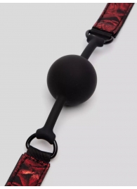 Кляп-шар на двусторонних ремешках Reversible Silicone Ball Gag - Fifty Shades of Grey - купить с доставкой в Волгограде