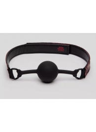 Кляп-шар на двусторонних ремешках Reversible Silicone Ball Gag - Fifty Shades of Grey - купить с доставкой в Волгограде