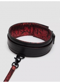 Стильный ошейник с поводком Reversible Faux Leather Collar and Lead - Fifty Shades of Grey - купить с доставкой в Волгограде