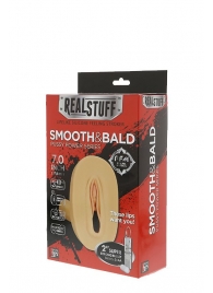 Мастурбатор-вагина с вибрацией и выносным пультом управления REALSTUFF SMOOTH   BALD - Dream Toys - в Волгограде купить с доставкой