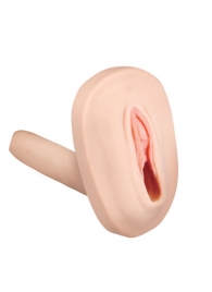 Мастурбатор-вагина с вибрацией и выносным пультом управления REALSTUFF SMOOTH   BALD - Dream Toys - в Волгограде купить с доставкой