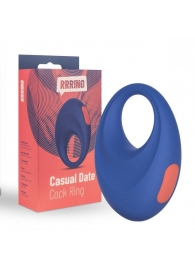Синее эрекционное кольцо RRRING Casual Date Cock Ring - FeelzToys - в Волгограде купить с доставкой