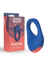 Синее эрекционное кольцо RRRING Dinner Date Cock Ring - FeelzToys - в Волгограде купить с доставкой