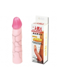 Удлиняющая насадка на пенис Deep Love - 21,5 см. - Baile - в Волгограде купить с доставкой