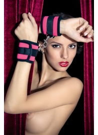 Наручники из неопрена розового цвета - ToyFa - купить с доставкой в Волгограде