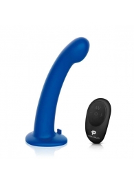 Синяя насадка Remote Control P-Spot G-Spot с черными трусиками - 20 см. - Pegasus - купить с доставкой в Волгограде
