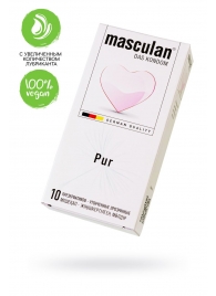 Супертонкие презервативы Masculan Pur - 10 шт. - Masculan - купить с доставкой в Волгограде