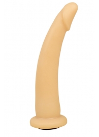 Телесная гладкая насадка-фаллоимитатор Harness - 20 см. - LOVETOY (А-Полимер) - купить с доставкой в Волгограде