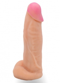 Телесная насадка на Harness с коннектором в ламинате - 20 см. - LOVETOY (А-Полимер) - купить с доставкой в Волгограде