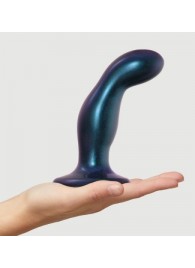 Темно-синяя насадка Strap-On-Me Dildo Plug Snaky size M - Strap-on-me - купить с доставкой в Волгограде