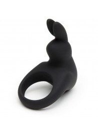 Черное эрекционное виброкольцо Happy Rabbit Rechargeable Rabbit Cock Ring - Happy Rabbit - в Волгограде купить с доставкой