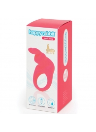 Розовое эрекционное виброкольцо Happy Rabbit Rechargeable Rabbit Cock Ring - Happy Rabbit - в Волгограде купить с доставкой