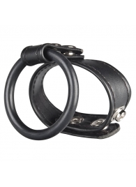 Двойное кольцо выносливости на пенис DUAL STAMINA RING - BlueLine - в Волгограде купить с доставкой