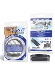 Кольцо на пенис из искусственной кожи на липучке VELCRO COCK RING - 5 см. - BlueLine - в Волгограде купить с доставкой