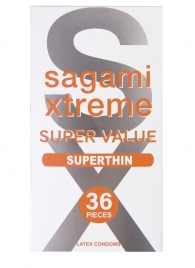 Ультратонкие презервативы Sagami Xtreme Superthin - 36 шт. - Sagami - купить с доставкой в Волгограде