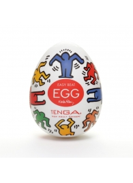 Мастурбатор-яйцо Keith Haring EGG DANCE - Tenga - в Волгограде купить с доставкой