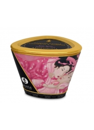 Массажная свеча Rose Petals с ароматом розы - 170 мл. - Shunga - купить с доставкой в Волгограде