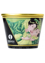 Массажная свеча Exotic Green Tea с ароматом зелёного чая - 170 мл. - Shunga - купить с доставкой в Волгограде