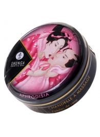 Массажная свеча Rose Petals с ароматом розы - 30 мл. - Shunga - купить с доставкой в Волгограде
