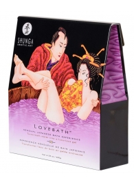 Соль для ванны Lovebath Sensual lotus, превращающая воду в гель - 650 гр. - Shunga - купить с доставкой в Волгограде