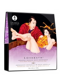 Соль для ванны Lovebath Sensual lotus, превращающая воду в гель - 650 гр. - Shunga - купить с доставкой в Волгограде