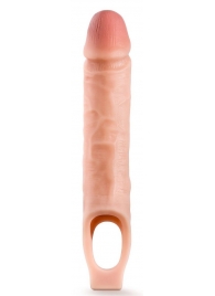 Телесная насадка на пенис 10 Inch Cock Sheath Extender - 25 см. - Blush Novelties - в Волгограде купить с доставкой