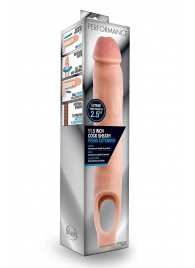 Телесная насадка на пенис 11.5 Inch Cock Sheath Penis Extender - 29,2 см. - Blush Novelties - в Волгограде купить с доставкой