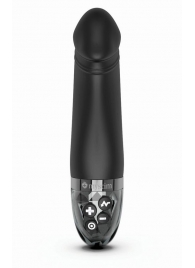 Черный вибратор с электростимуляцией Real Deal Neal - 16,5 см. - MyStim - купить с доставкой в Волгограде