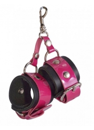 Розово-черный брелок  Наручники - Sitabella - купить с доставкой в Волгограде