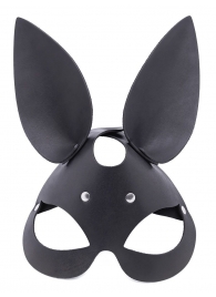 Черная гладкая маска  Зайка  с длинными ушками - Crazy Handmade - купить с доставкой в Волгограде