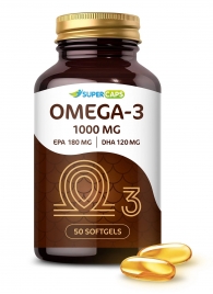 Пищевая добавка SuperCaps OMEGA-3 - 50 капсул (1000 мг) - SuperCaps - купить с доставкой в Волгограде