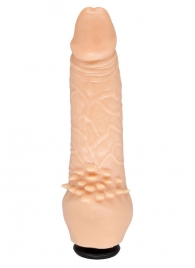 Телесная насадка-фаллос с шипами для массажа клитора - 17,8 см. - LOVETOY (А-Полимер) - купить с доставкой в Волгограде