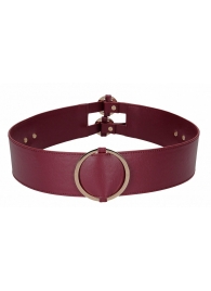 Бордовый ремень Halo Waist Belt - размер L-XL - Shots Media BV - купить с доставкой в Волгограде