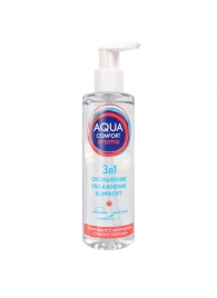 Гель-лубрикант на водной основе Aqua Comfort Aroma с ароматом персика - 195 гр. - Биоритм - купить с доставкой в Волгограде