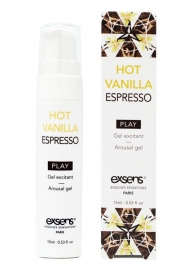Возбуждающий гель Hot Vanilla Espresso Arousal Gel - 15 мл. - Exsens - купить с доставкой в Волгограде