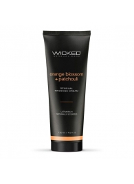 Массажный легкий крем WICKED Orange Blossom plus Patchouli - 120 мл. - Wicked - купить с доставкой в Волгограде