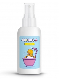 Антибактериальный спрей для очистки секс-игрушек с ароматом дыни  Москва Чистая  - 100 мл. - Москва - купить с доставкой в Волгограде