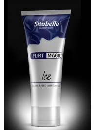 Силиконовая гель-смазка FLIRT MAGIC Ice с лёгким пролонгирующим эффектом - 75 мл. - Sitabella - купить с доставкой в Волгограде